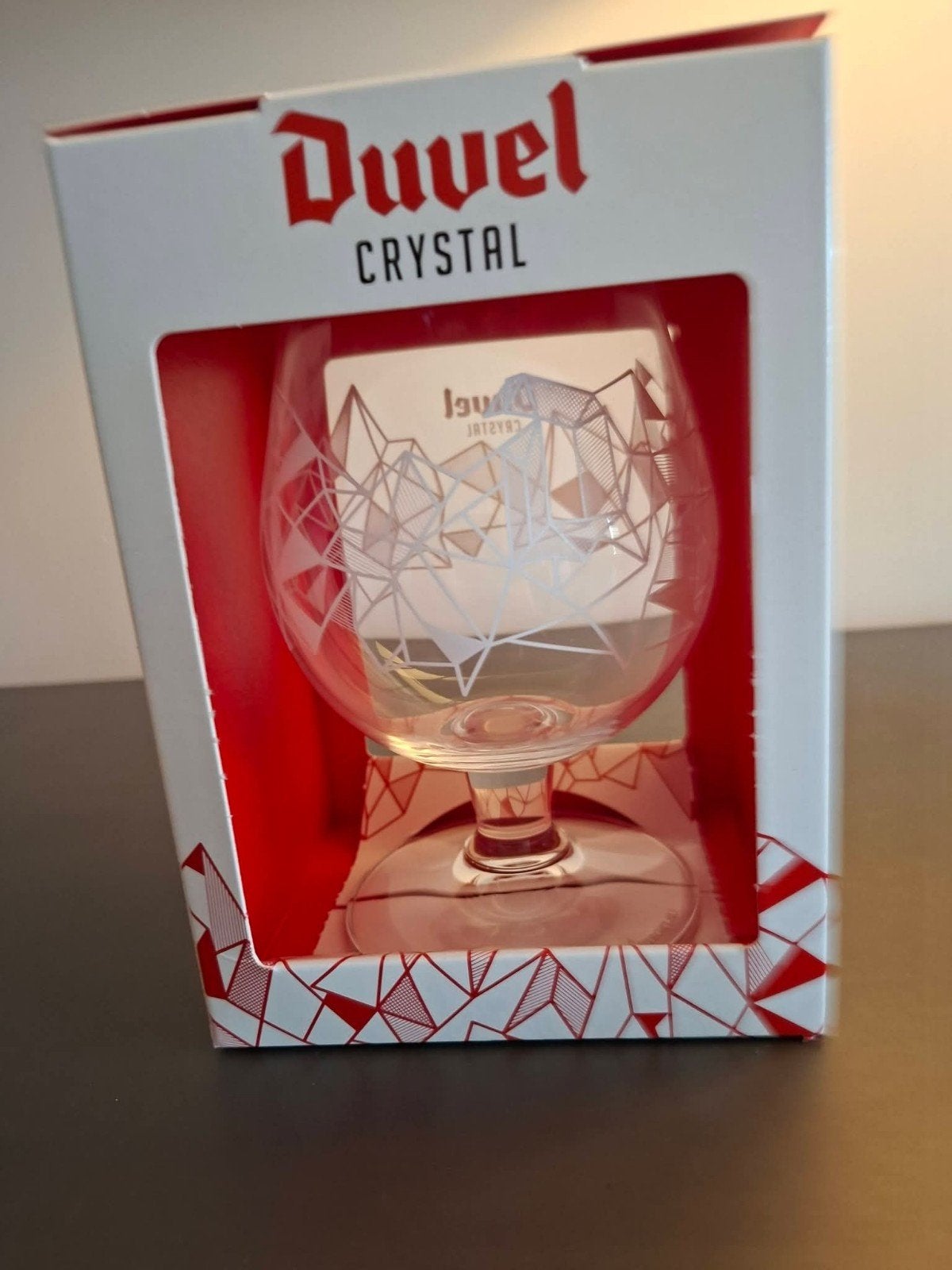 Duvel glas CRYSTAL, Verzamelen, Ophalen of Verzenden, Nieuw, Bierglas