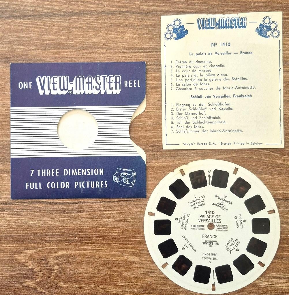 View-Master 1410 Palace of Versailles France, Envoi, Utilisé