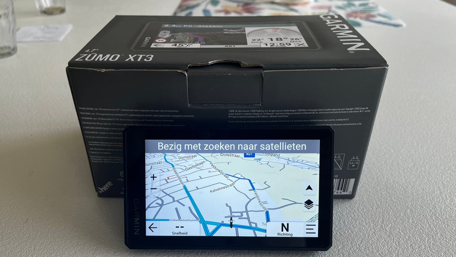 Garmin zūmo XT3 4,7, Motoren, Ophalen of Verzenden, Zo goed als nieuw