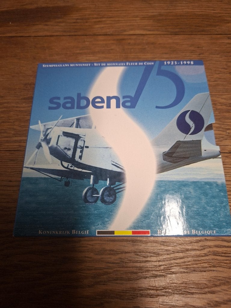 Belgische officiële muntenset 1998 – 75 jaar Sabena, Enlèvement, Série