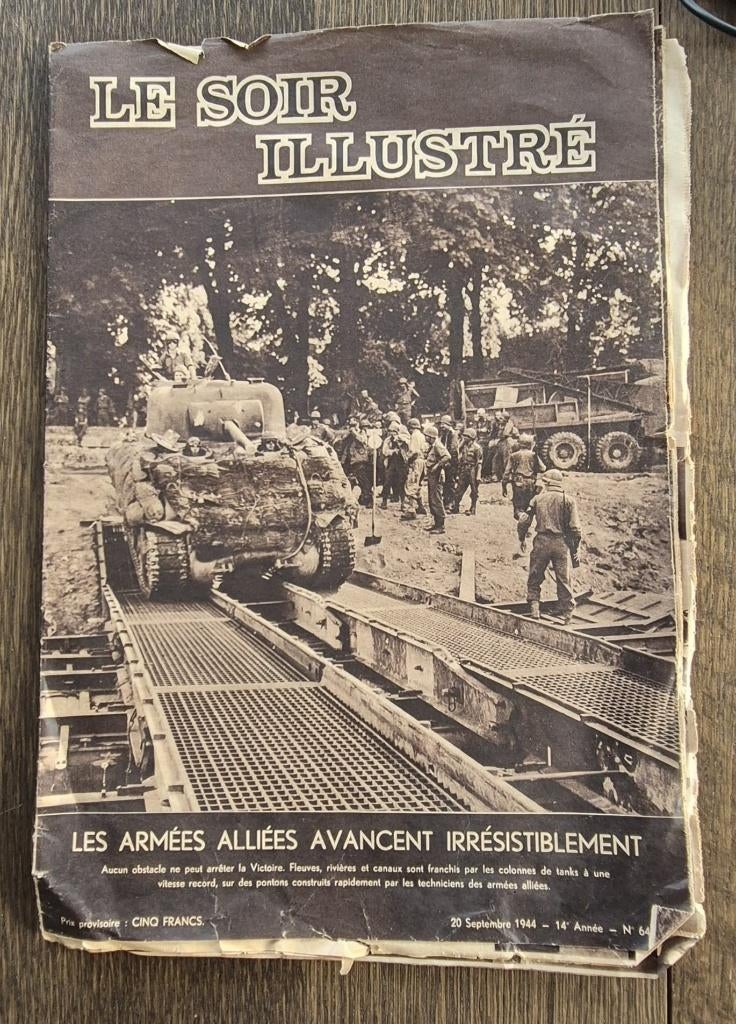 Magazine historique – Le Soir Illustré, 20 septembre 1944, Livres, Journaux & Revues, Enlèvement