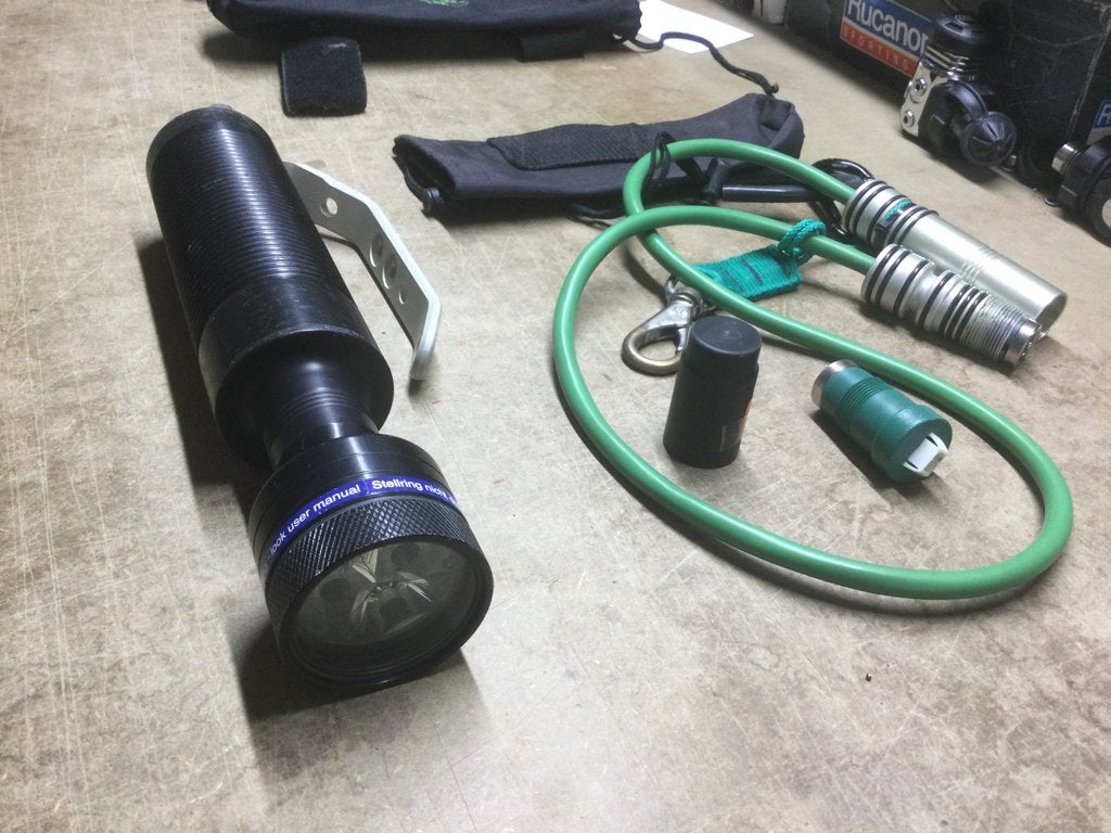 GF Handlamp/Kabellamp FlexII/Led aan 149,50€, Ophalen of Verzenden, Gebruikt, Duiklamp