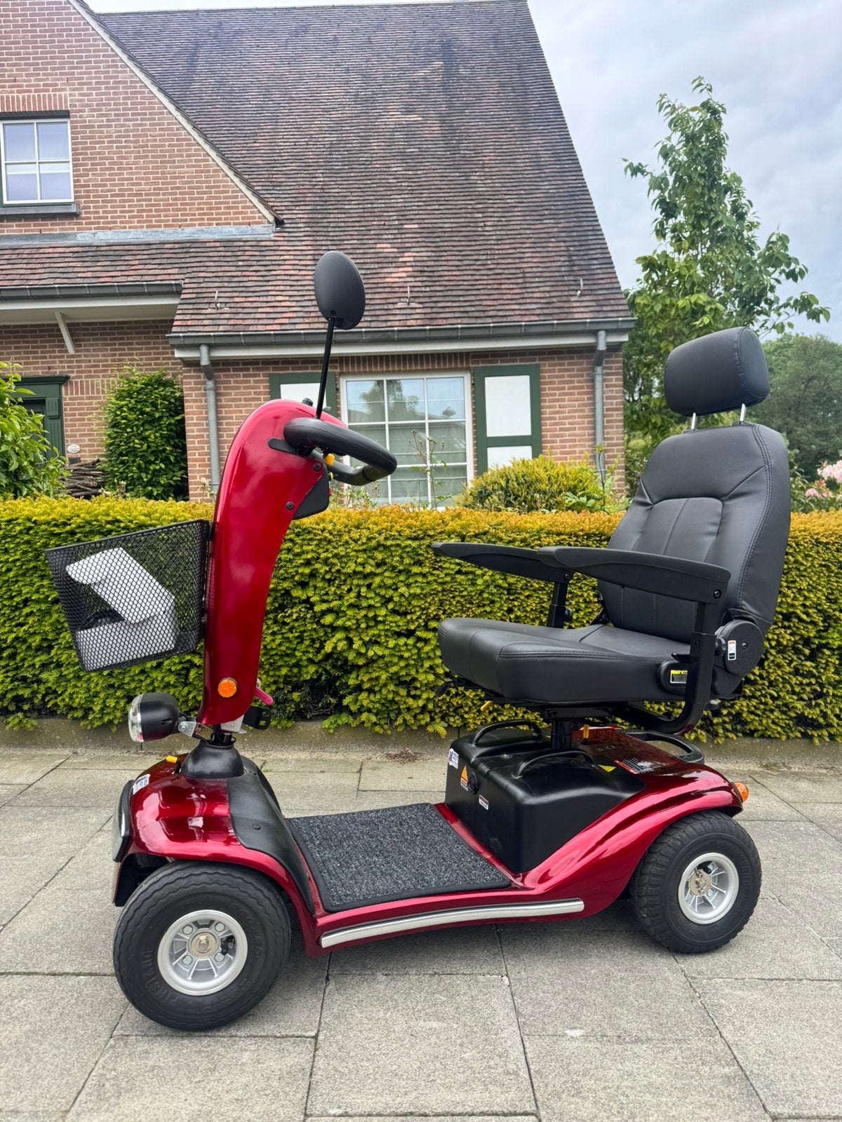 Shoprider GK10 Scootmobiel luxe bordeaux demonteerbaar NIEUW, Ophalen of Verzenden, Inklapbaar, Nieuw, Elektrische rolstoel