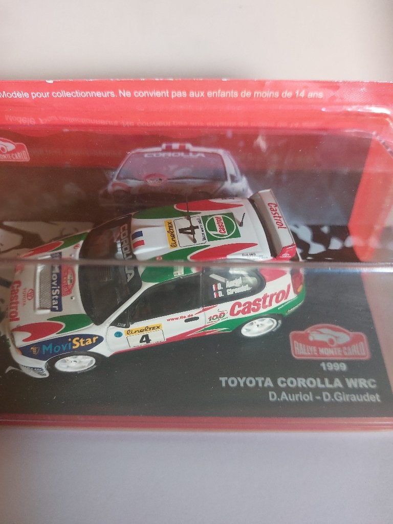 Toyota Corolla WRC Rallye Monte Carlo 1999, Envoi, Neuf, Voiture, Autres marques
