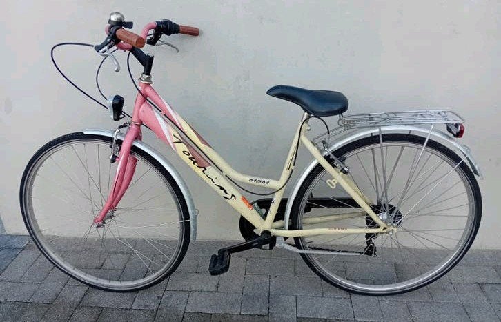 Meisjesfiets - damesfiets MBM Touring 28inch 6speed 46cm 🚴, Fietsen en Brommers, Gebruikt, Velgrem, Versnellingen, Minder dan 47 cm