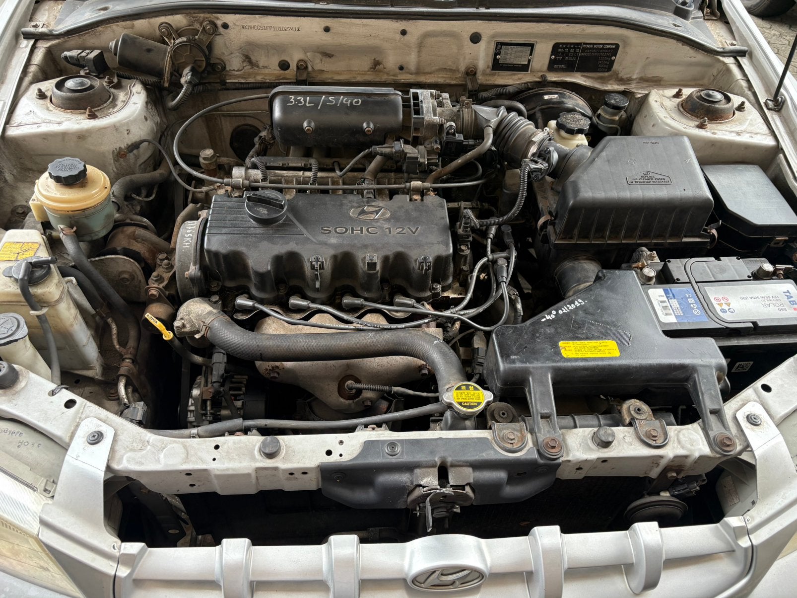 Auto, Auto's, Hyundai, Voorwielaandrijving, 63 kW, Particulier, Zilver of Grijs