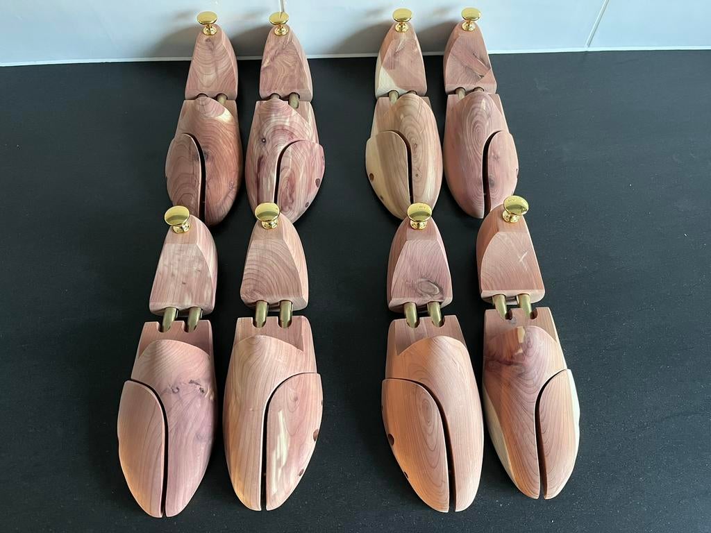 4 paar luxe cederhouten schoenspanners maat 46 nieuw, Bruin, Overige typen, Nieuw, Ophalen of Verzenden