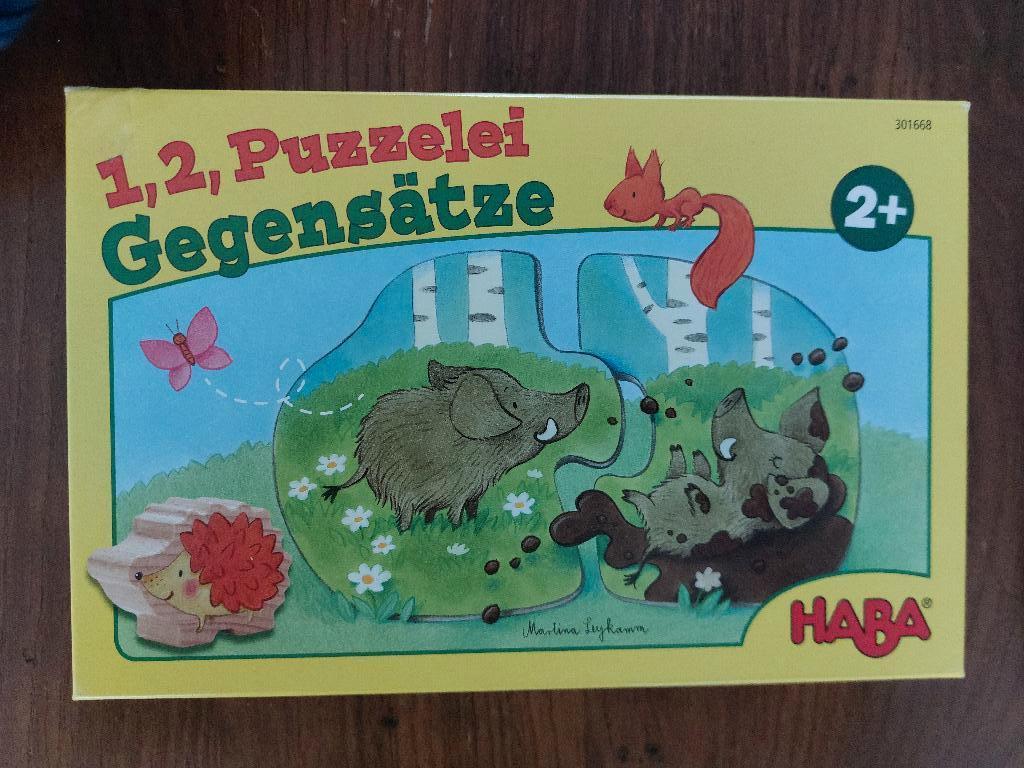 Haba 1, 2, puzzel mee, Kinderen en Baby's, Ophalen, Gebruikt, 2 tot 4 jaar