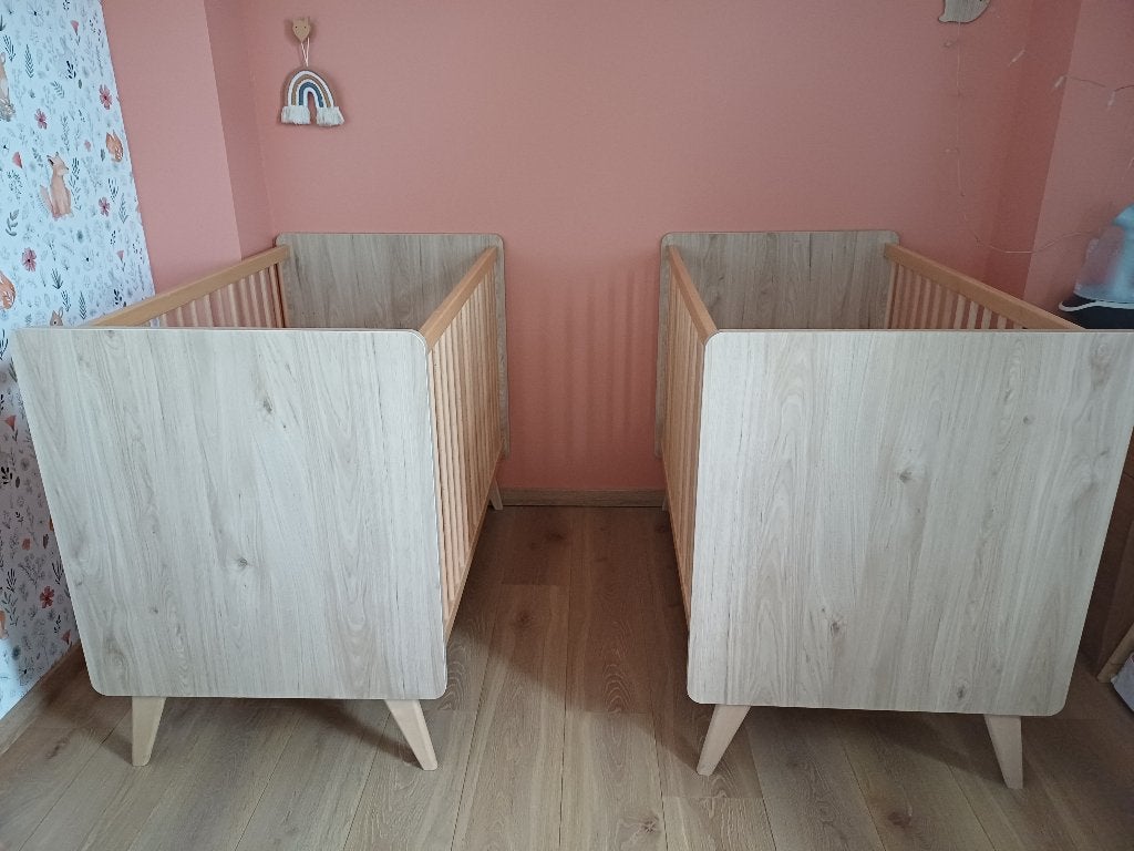 2 lits bébé Sauthon, Enlèvement, Utilisé, Lit