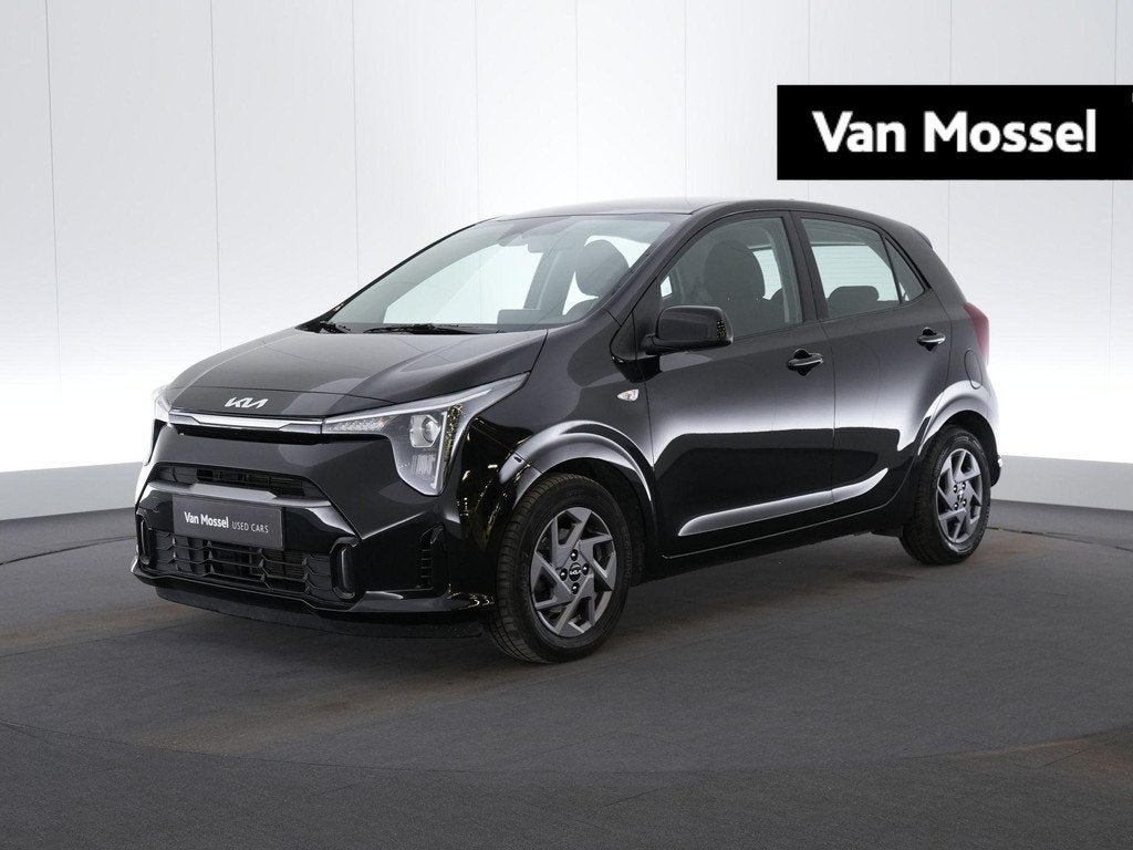 Kia Picanto 1.0 MPI 67 Pulse AMT, Auto's, 4 zetels, Stof, Gebruikt, Zwart