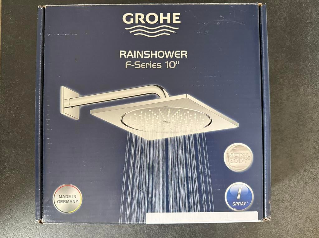 Nieuwe Grohe F10 regendouche, Doe-het-zelf en Bouw, Sanitair, Ophalen, Nieuw