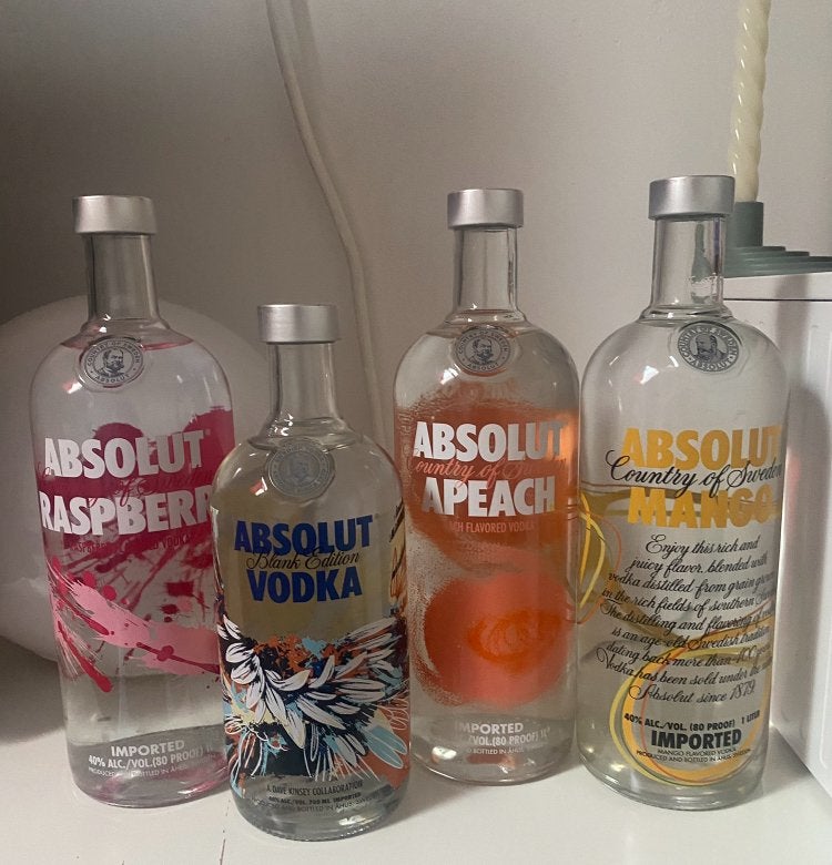 Absolut wodka-set, Ophalen of Verzenden