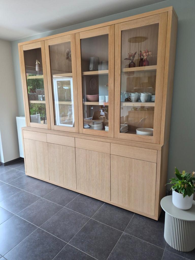 Tijdloze design buffetkast in natuureik - topstaat, Ophalen