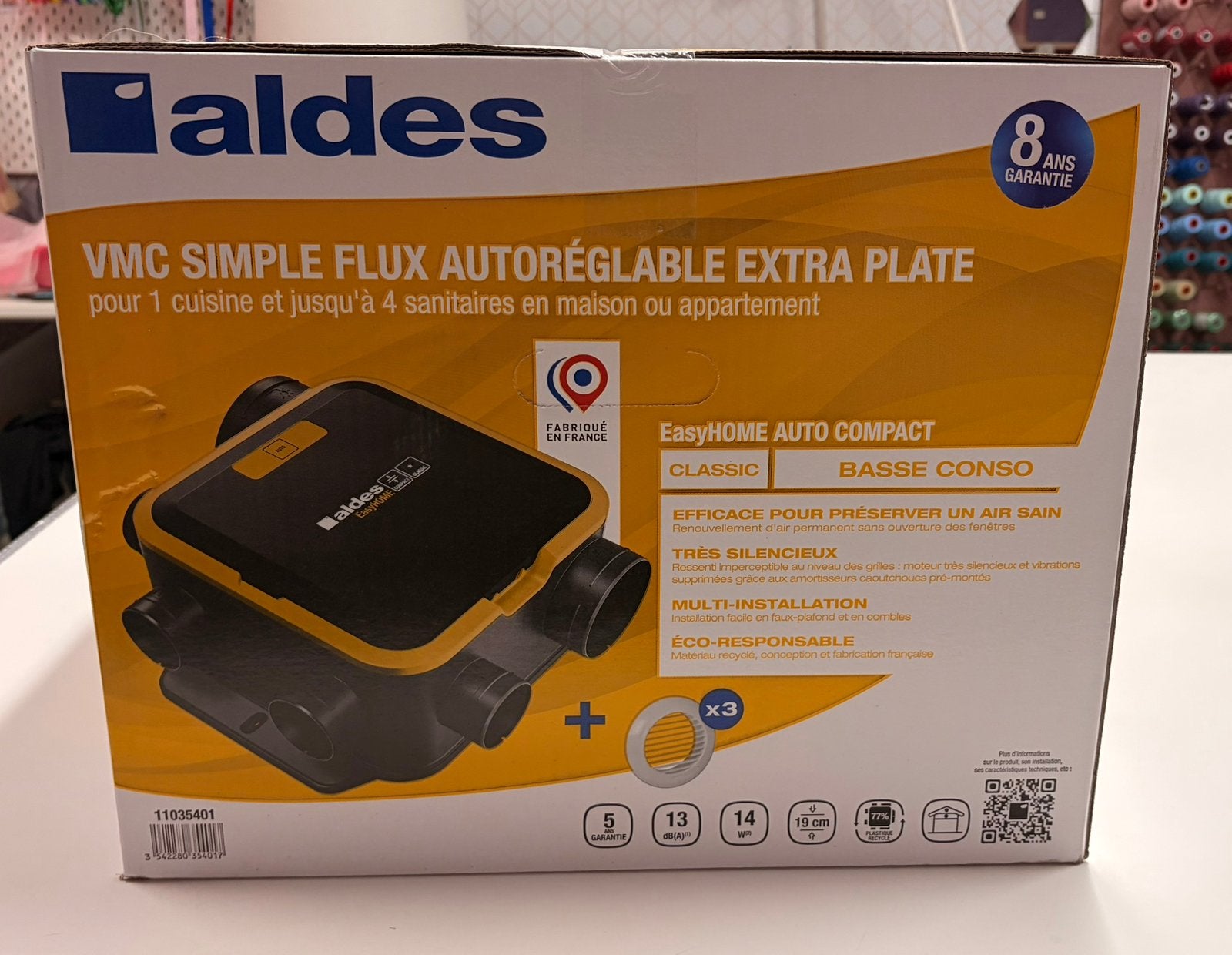 VMC ALDES EasyHOME AUTO COMPACT CLASSIC Neuve Garantie 8 ans, Enlèvement ou Envoi, Neuf, Autres types