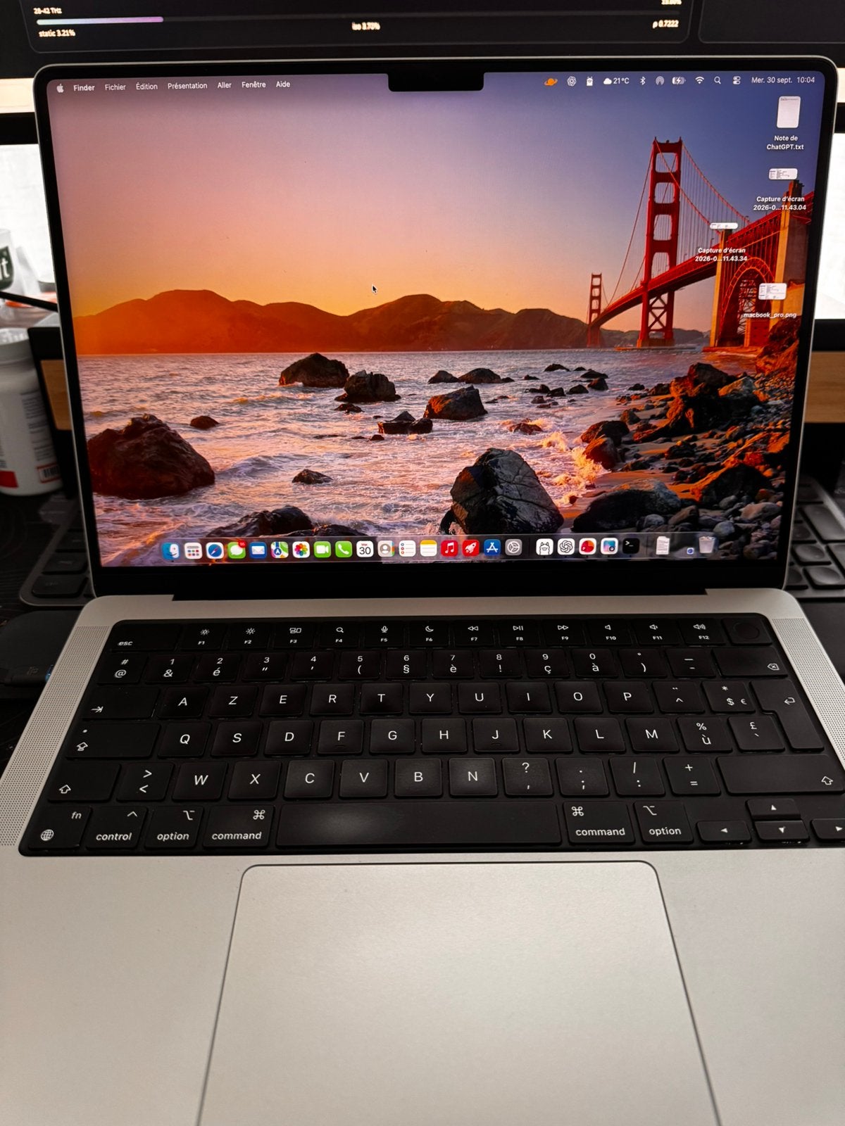 Macbook pro M1 pro 14, Computers en Software, Ophalen, Zo goed als nieuw, MacBook