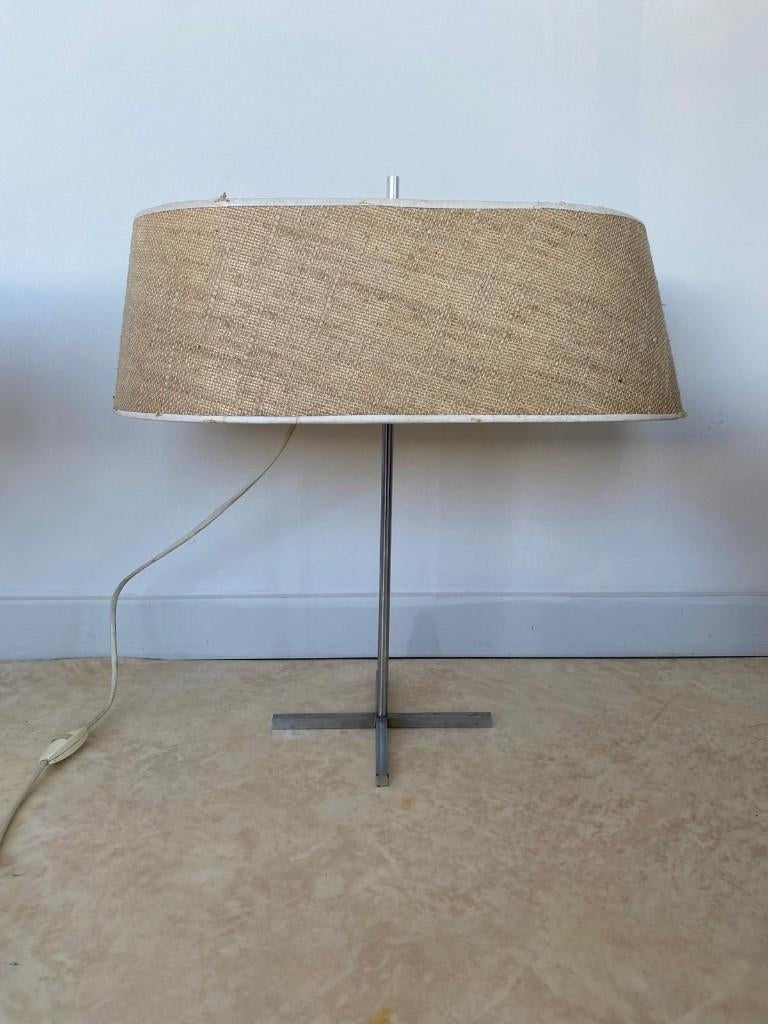 Staff Leuchten tafellamp – verstelbare kap – jaren 60/70, Ophalen, Gebruikt, Vintage, Metaal
