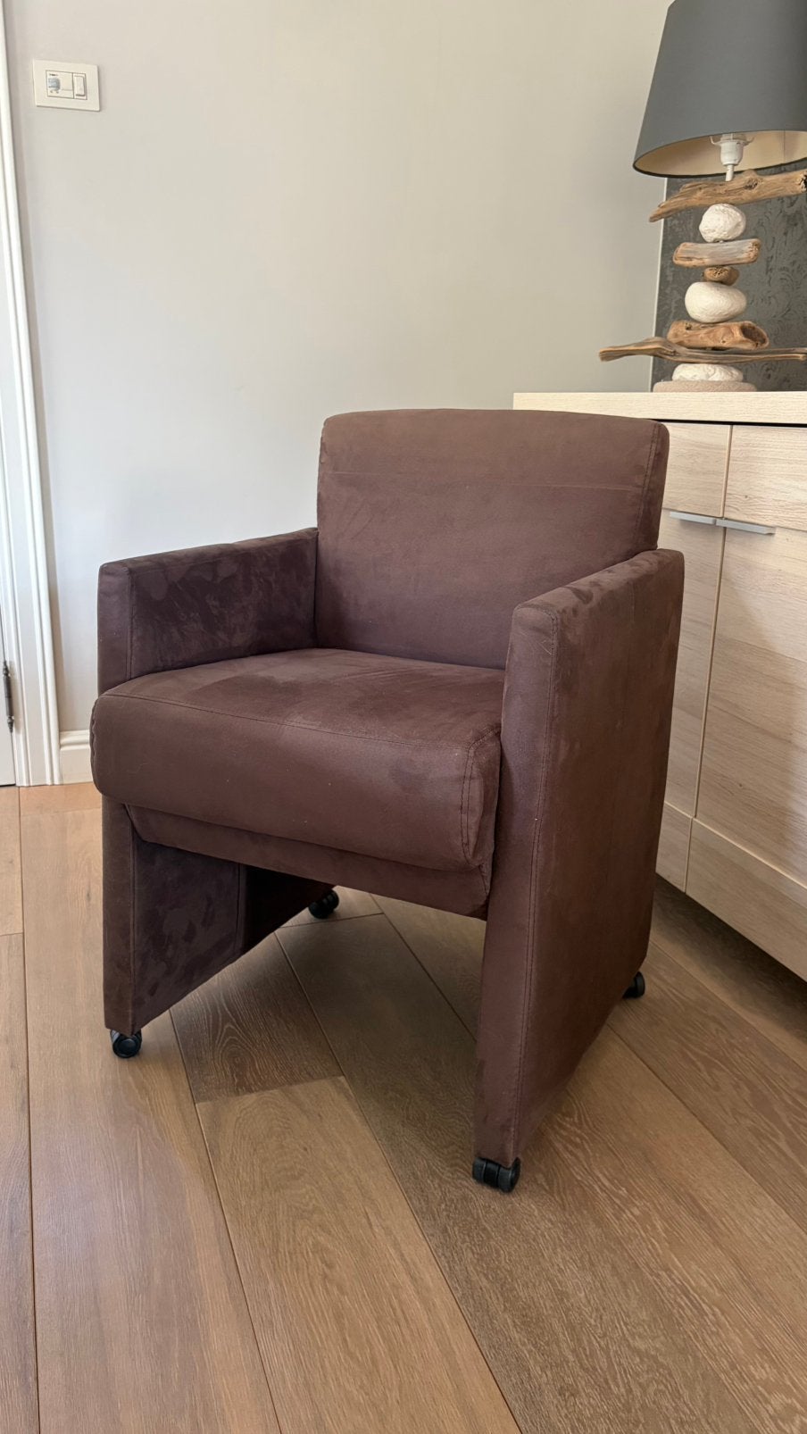 Eetkamer stoelen bruin, Ophalen, Zo goed als nieuw
