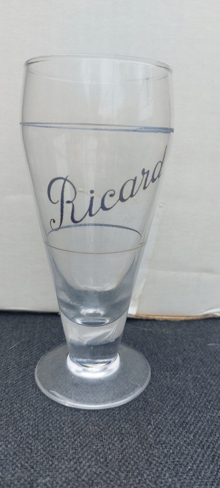 vieux verre ricard double ligne, Enlèvement ou Envoi