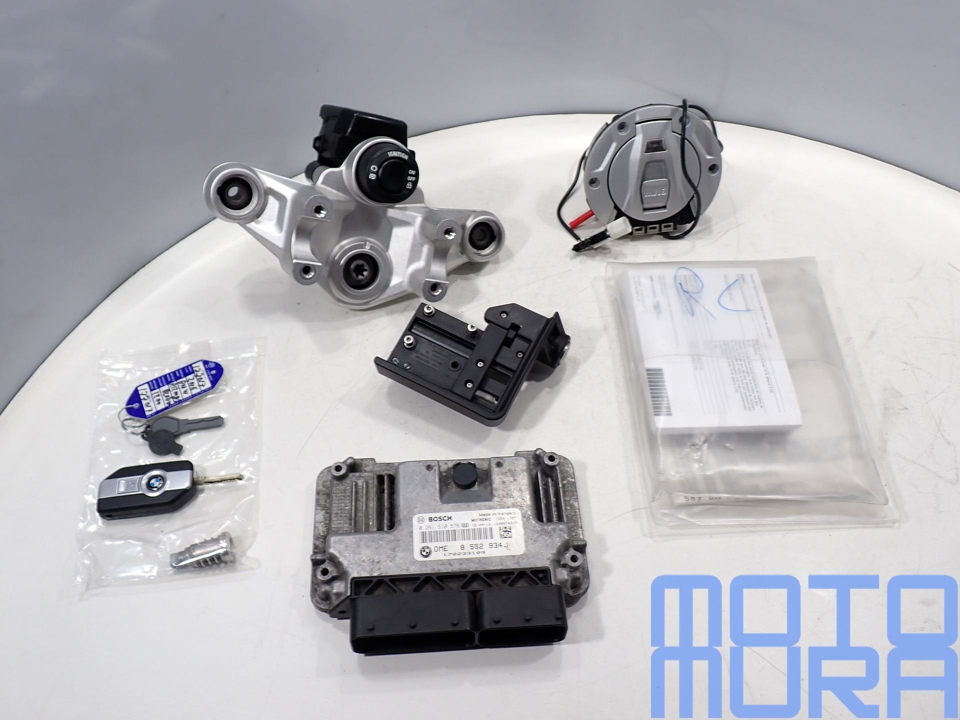BMW R1200GS slotset ECU sleutel R 1200 GS K50 2013 - 2017 CD, Gebruikt, -, -, Ophalen of Verzenden