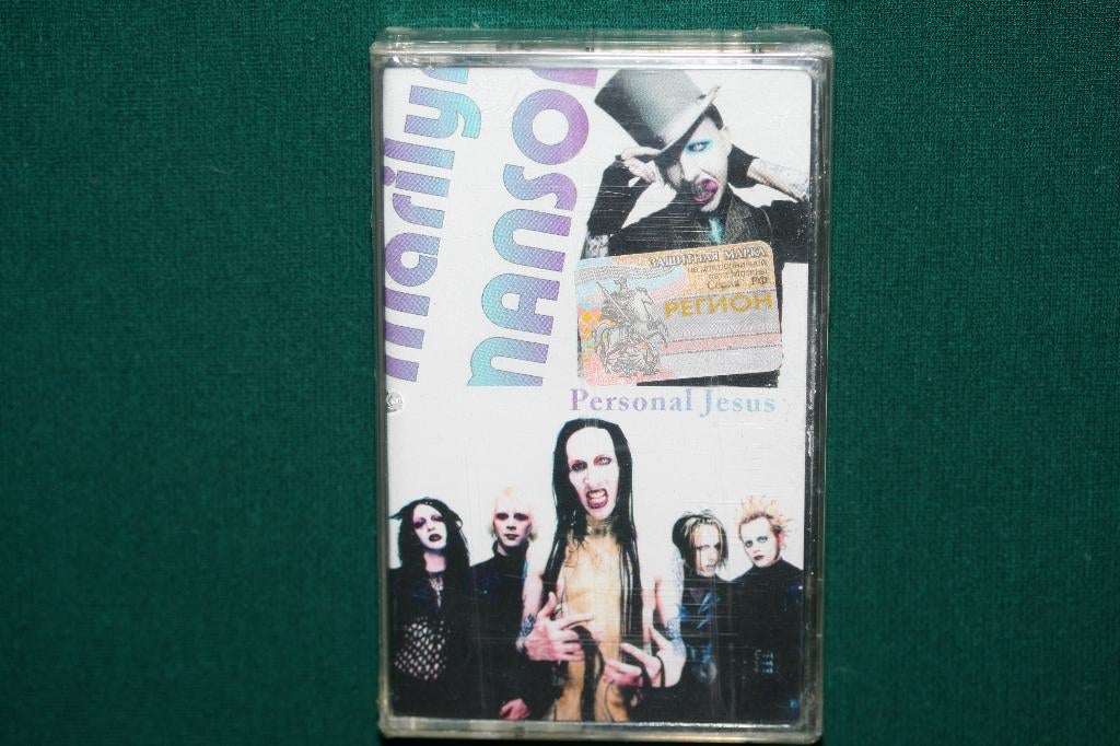 Marilyn Manson - Personal Jesus, Cd's en Dvd's, Cassettebandjes, Ophalen of Verzenden, Nieuw in verpakking, Rock en Metal, 1 bandje