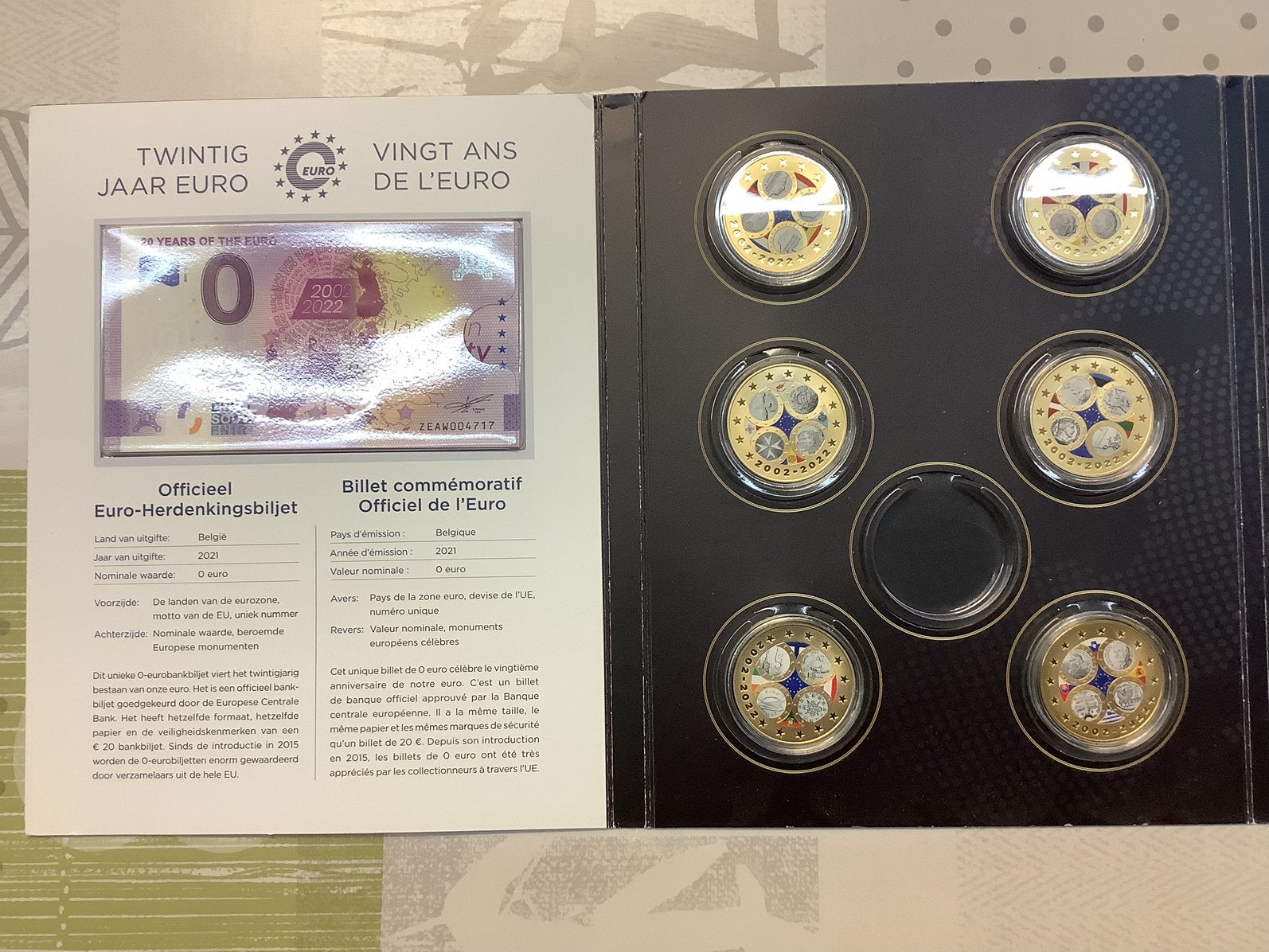 20 ans de l euros, Envoi