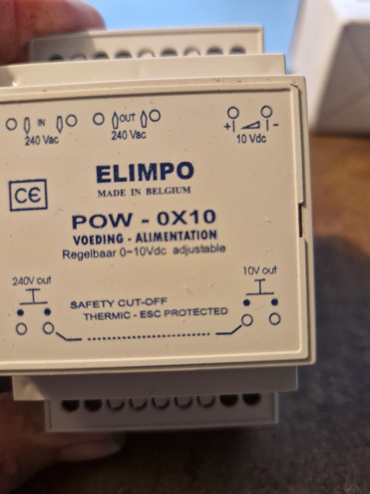 Elimpo POW-OX10, Enlèvement