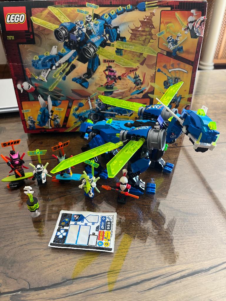 Lego Ninjago 71711 Le cyberdragon de Jay, Enlèvement ou Envoi, Lego, Ensemble complet, Comme neuf
