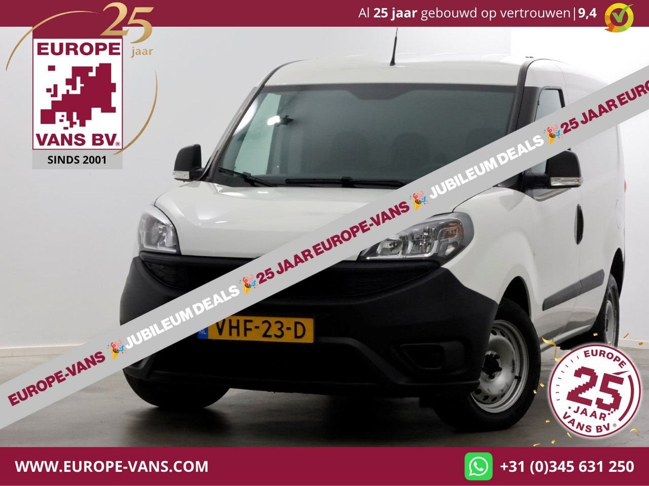 Fiat Doblò Cargo 1.6 MultiJet 105pk L1H1 Airco/Navi 10-2020, Autos, Achat, Entreprise, 178 g/km, Diesel