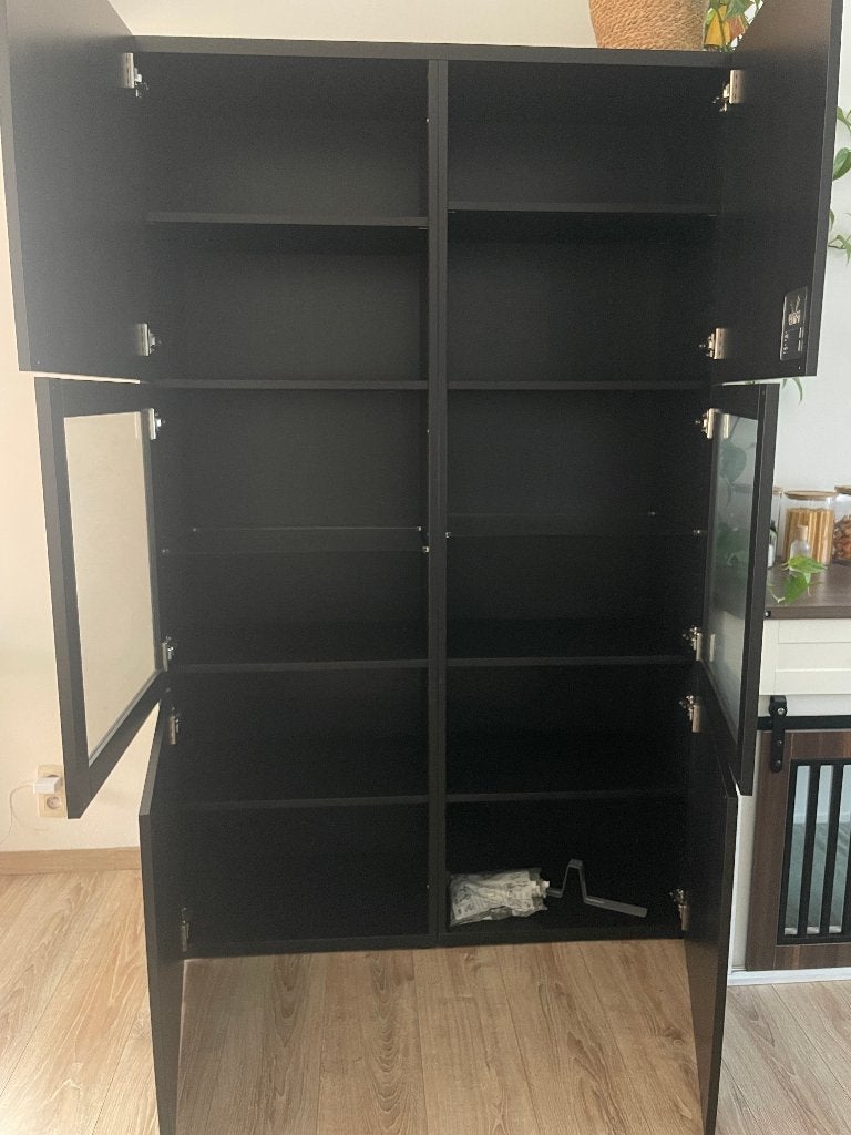 kast, Ophalen, Met deur(en), 100 tot 150 cm, Eikenhout