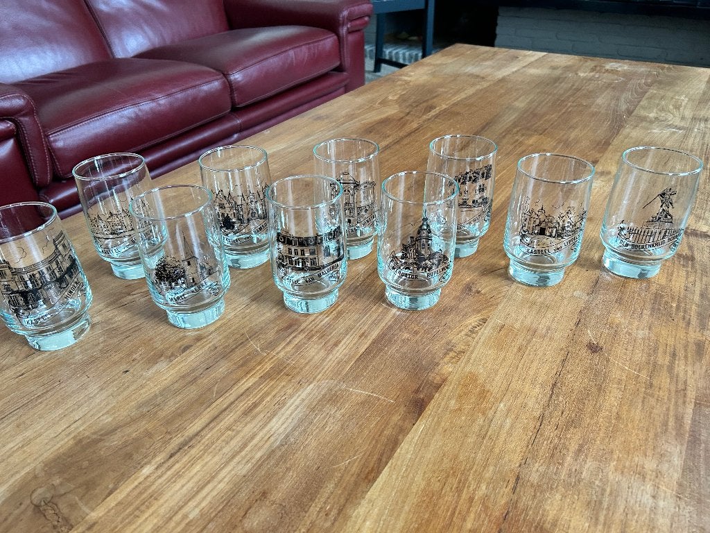 Limonadeglazen Klein-Brabant, Verzamelen, Ophalen of Verzenden, Zo goed als nieuw, Frisdrankglas