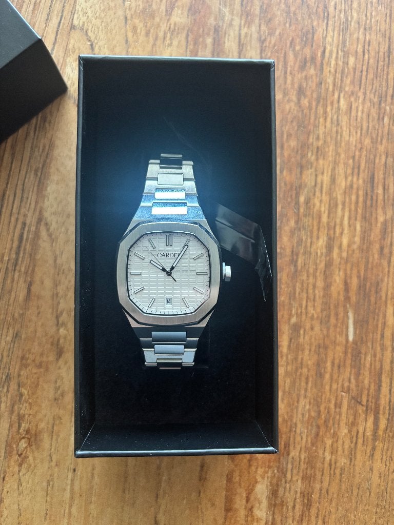 Montre pour homme - Carder, Bijoux, Sacs & Beauté, Montres | Hommes, Autres marques, Enlèvement ou Envoi, Argent, Acier