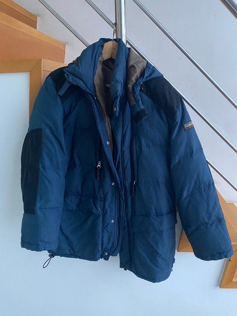 winterjas, Kleding | Dames, Jassen | Winter, Blauw, Gedragen, Ophalen, ANDERE