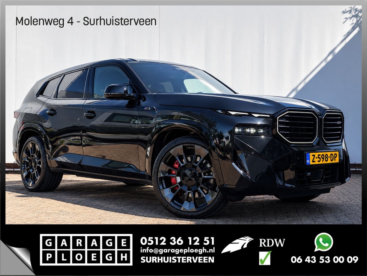 BMW XM PHEV 30 kWh Driving Assistant Professional B&W HUD Ma, Auto's, Automaat, Adaptive Cruise Control, Zwart, Bedrijf