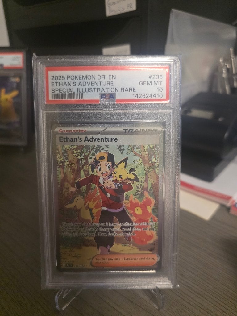 Pokemon Ethan's Adventure 236, Hobby en Vrije tijd, Ophalen of Verzenden, Nieuw, Losse kaart, Foil