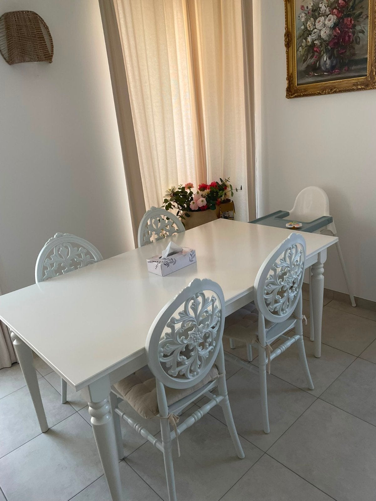 Eten tafel 1.25m als ope doet 2.15., Tuin en Terras, Ophalen
