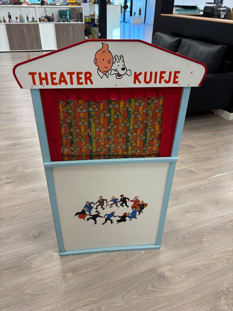 Kuifje theater- poppenkast jaren ‘60, Verzamelen, Ophalen, Kuifje, Gebruikt, Gebruiksvoorwerp