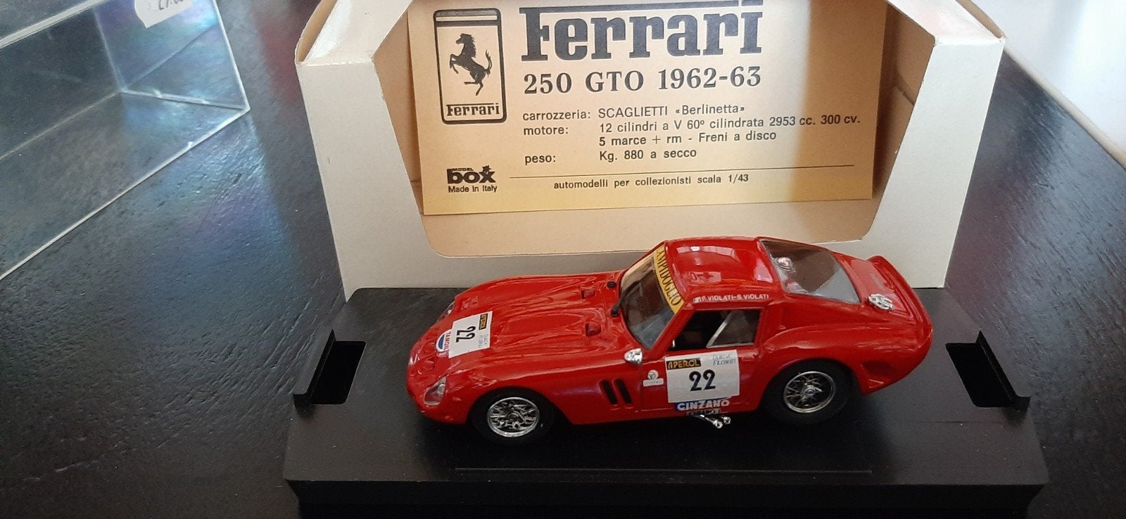 Ferrari  GTO  Targa Florio 1989 Box SS 06, Ophalen of Verzenden, Nieuw