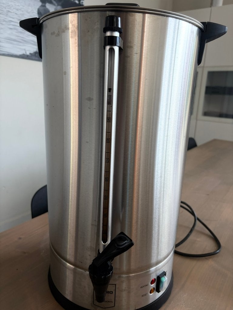 Percolator 15l - Metro - GCM4015, Electroménager, Cafetières, Comme neuf, Café moulu, Autres modèles, 10 tasses ou plus, Enlèvement