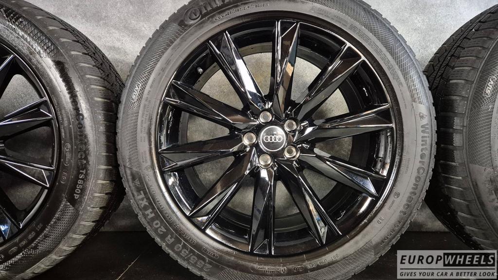 Audi Q8 e-tron 20 inch velgen winterbanden OEM, Auto-onderdelen, Banden en Velgen, Gebruikt, 255 mm, -, -