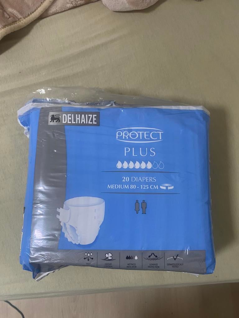 Protect Plus Incontinentieluiers - Medium (19 stuks over), Diversen, Ophalen, Zo goed als nieuw