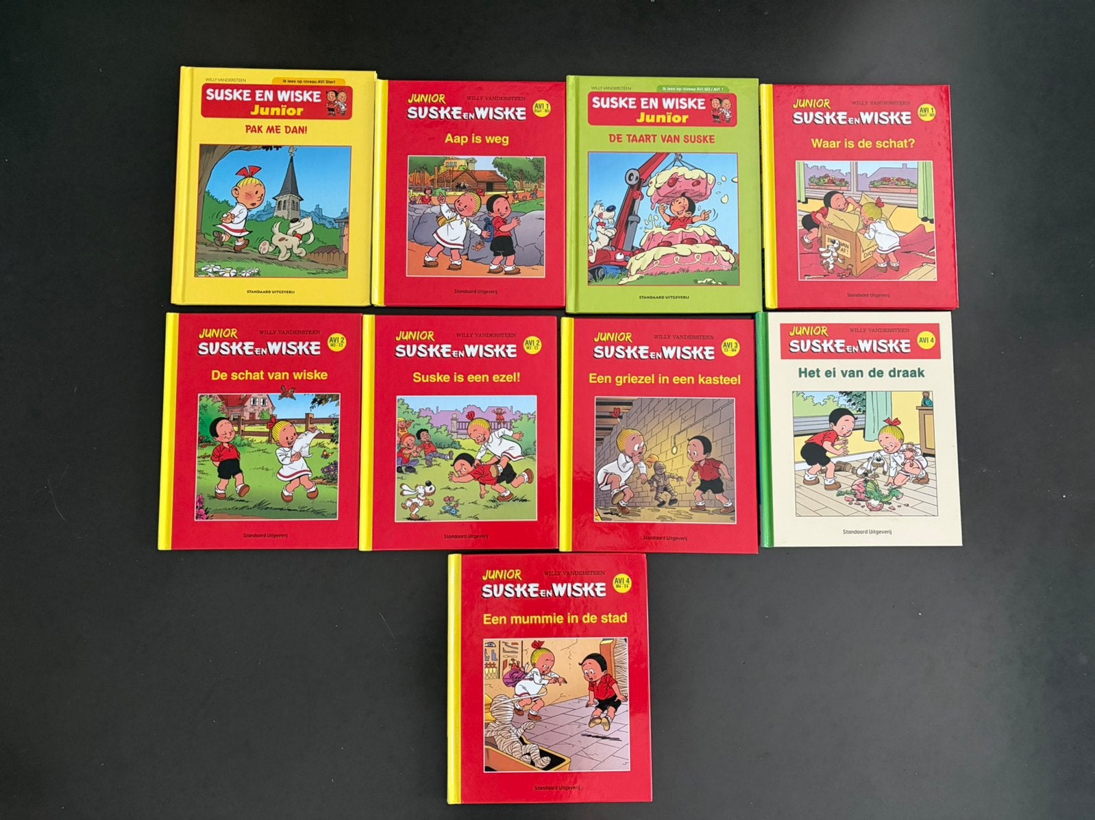Boekenpakket 9 x Suske en Wiske AVI start tot AVI4, Enlèvement ou Envoi, Comme neuf