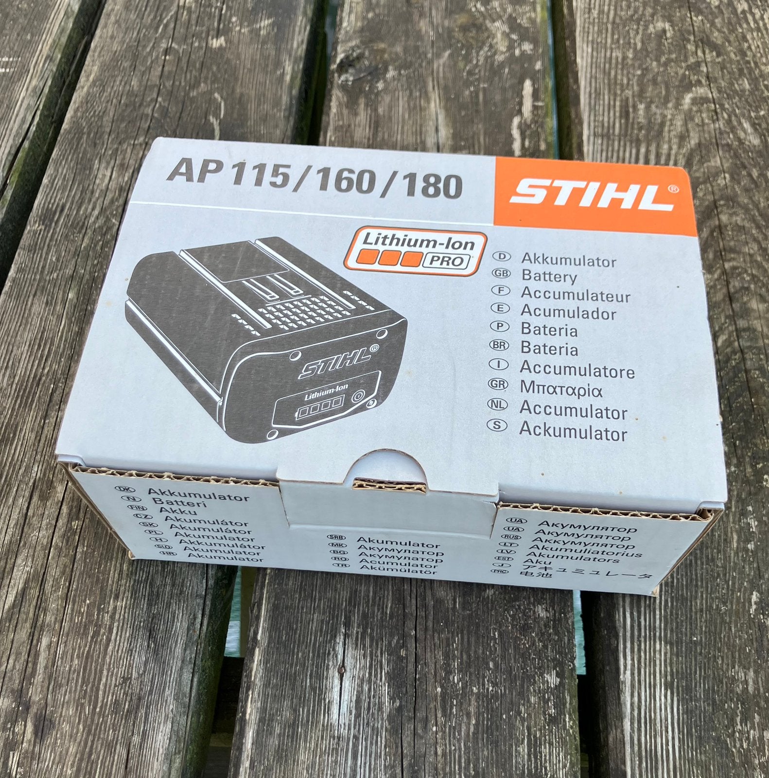 2x STIHL AP 115 accu – 36V – goed werkend, Enlèvement ou Envoi, Utilisé