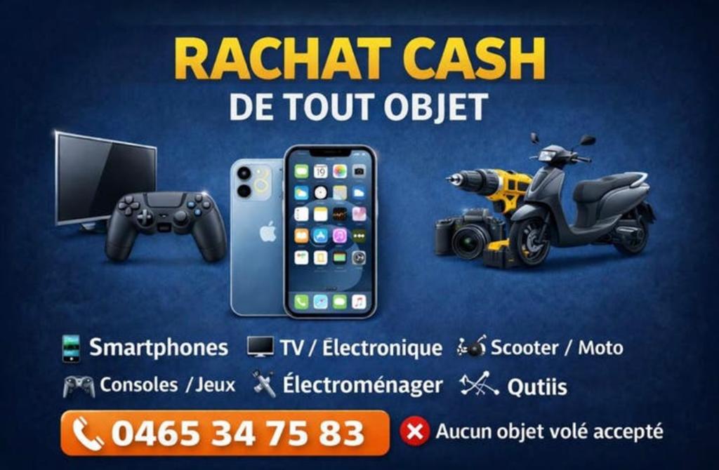 RACHAT DE TOUT OBJET, Enlèvement, Comme neuf