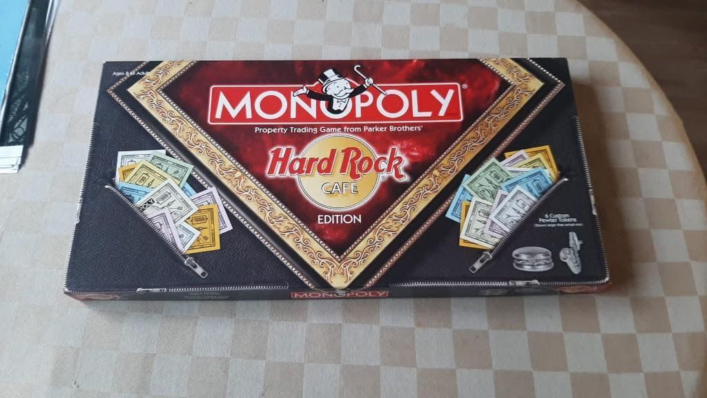bordspel Monopoly Hard Rock Cafe Monopolie edition, Vijf spelers of meer, Ophalen of Verzenden, Nieuw, Monopoly