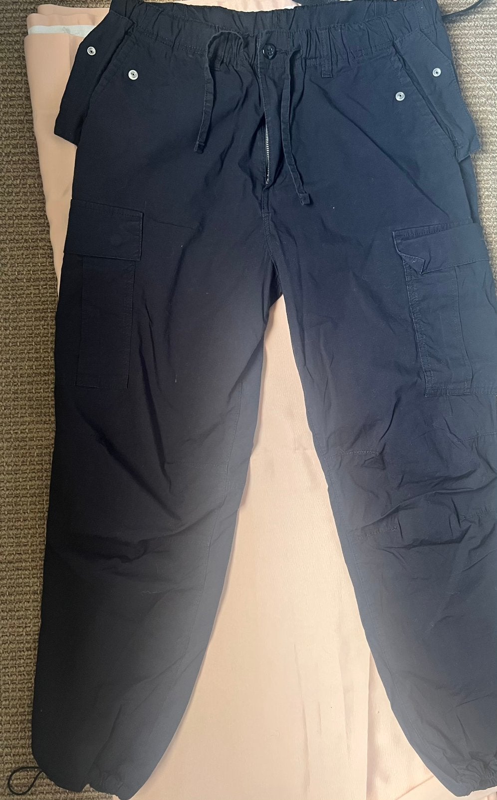Pantalon H&M marine, style cargo, Enlèvement ou Envoi, Comme neuf