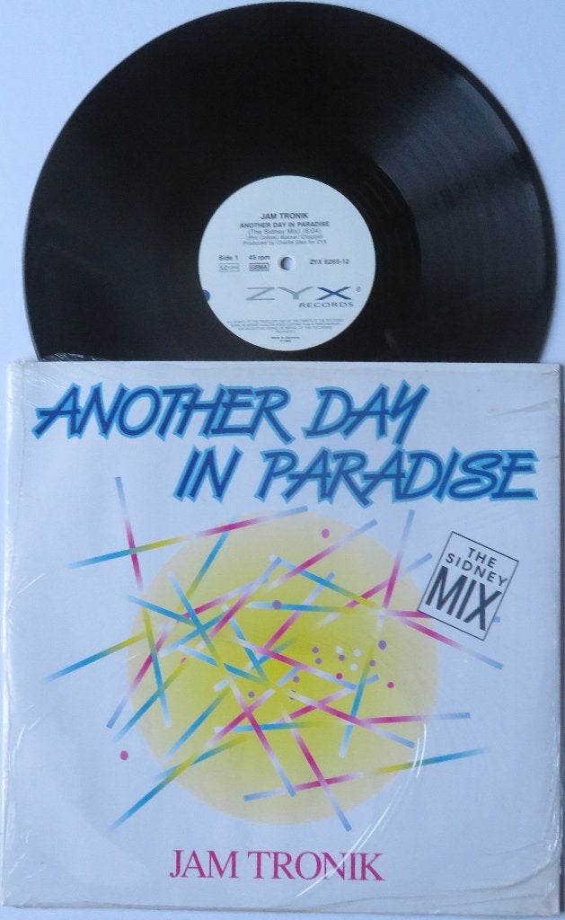 Jam Tronik - Another day in paradise. Maxi, Gebruikt, House, EP, 12 inch