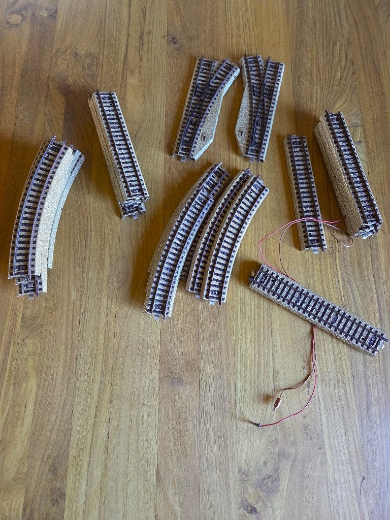 MARKLIN originele rails, Wisselstroom, Rails, Ophalen of Verzenden, Zo goed als nieuw
