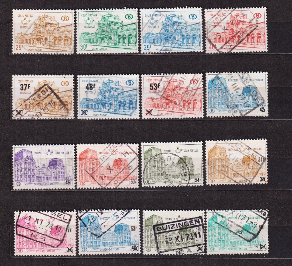 België spoorwegzegels 1967-1971 gestempeld, Postzegels en Munten, Verzenden, Gestempeld, Gestempeld