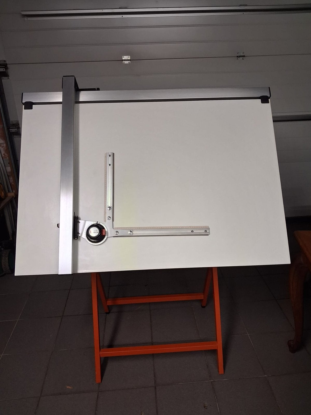 Planche à dessin avec règle, Enlèvement, Utilisé, Moins de 130 cm