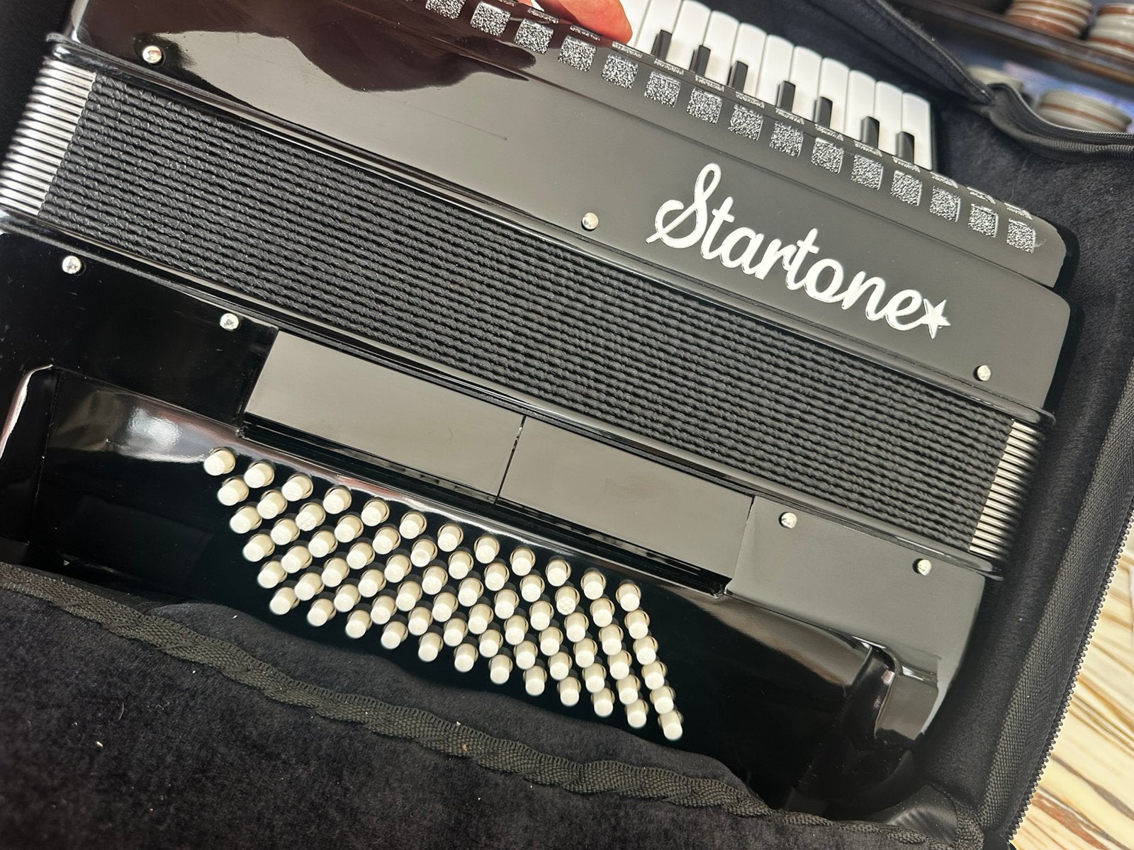 Startone piano accordeon, Met riemen, Nieuw, Toetsaccordeon, Ophalen